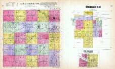 Osborne County, Osborne, Bethany, Kansas State Atlas 1887